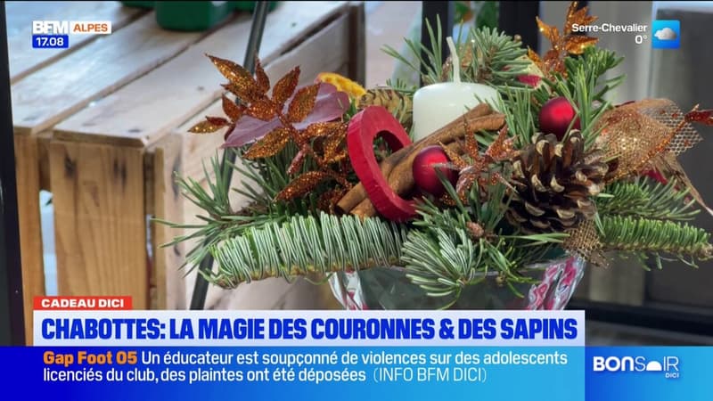 Cadeau DICI. Chabottes: la magie des couronnes et des sapins