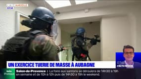 Aubagne: immersion au cœur d'un exercice de tuerie de masse