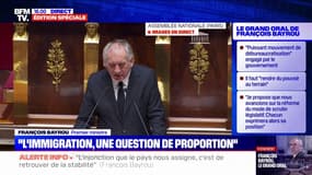 François Bayrou: "Notre cap, c'est l'incorporation à la Nation de ceux qui sont amenés à la rejoindre: par le travail, (...) par la langue, (...) par l'apprentissage (...) des valeurs qui nous guident"