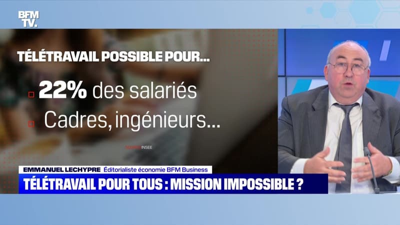 Télétravail pour tous : mission impossible ? - 23/11
