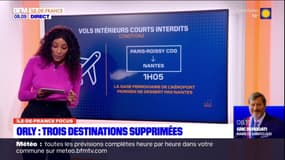 Aéroport d'Orly: trois destinations de vols courts supprimées