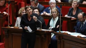 La ministre des Outre-mer, Annick Girardin, à l'Assemblée nationale à Paris le 6 mars 2018