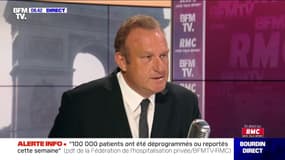 Le président de la fédération de l'hospitalisation privée a constaté "20% de vol" de masques dans ses établissements