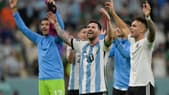 La joie des Argentins après leur victoire face au Mexique