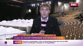 RMC chez vous : Les concerts reprennent avec peu de spectateurs à Lille - 20/09
