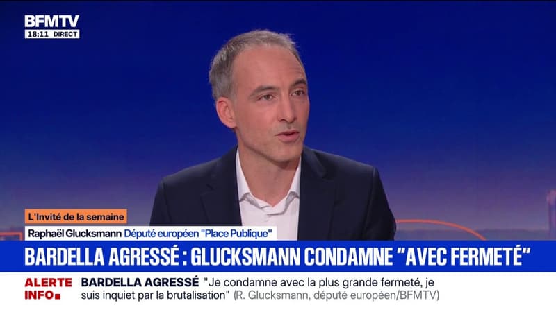 Jordan Bardella visé par un Suf: "Je condamne avec la plus grande fermeté", réagit Raphaël Glucksmann