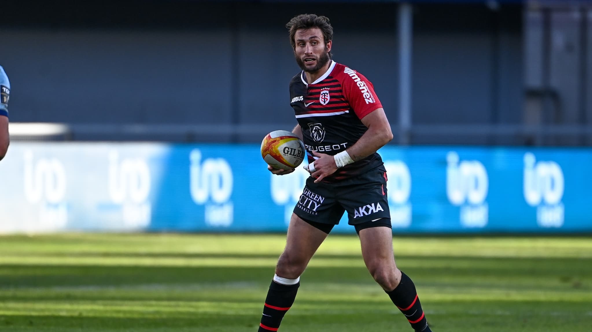 Maxime Médard avec le Stade Toulousain en Top 14, le 5 février 2022 Maxime Médard avec le Stade Toulousain en Top 14, le 5 février 2022