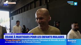 Martigues : Zidane aux côtés des enfants malades
