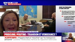 Crash en Russie/Evgueni Prigojine: "Ce sont bien là les méthodes de Vladimir Poutine", pour Natalia Pouzyreff (députée Renaissance et présidente du groupe d'amitié France-Russie à l'Assemblée nationale)