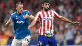 Bonucci et Diego Costa
