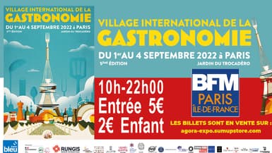 Le Village International de la Gastronomie en partenariat avec BFM Paris Ile-de-France
