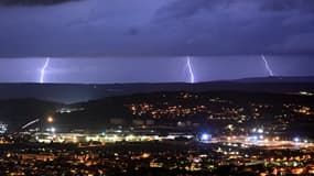 De violents orages ont éclaté dans plusieurs communes de France ce lundi (illustration)