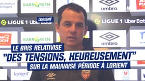 FC Lorient : "Une zone conflictuelle nécessaire"... Le Bris relativise sur la mauvaise période lorientaise