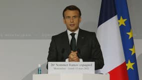 Emmanuel Macron à Montauban ce lundi.