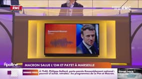 Charles en campagne : Macron salue l’OM et Payet à Marseille - 18/04