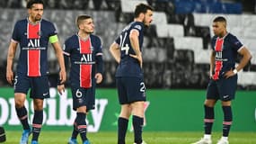 La déception des joueurs du PSG