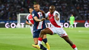 Kylian Mbappé et Mohamed Camara - PSG-Monaco - Ligue 1