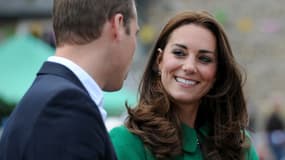 Kate et William, le 5 juillet, près de Leeds, lors du lancement du Tour de France.
