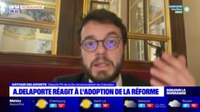 Retraites: le député du Calvados Arthur Delaporte réagit à l'adoption de la réforme