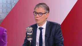 Le Premier secrétaire du Parti socialiste, Olivier Faure, sur RMC-BFMTV le 14 janvier 2024