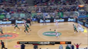 Résumé : Panathinaïkos - Milan (83-86) - EuroLeague
