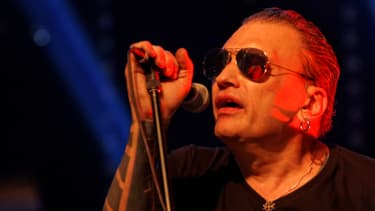 Daniel Darc en concert lors de la Fête de l'Humanité en 2012.