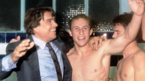 Bernard Tapie et Jean-Pierre Papin