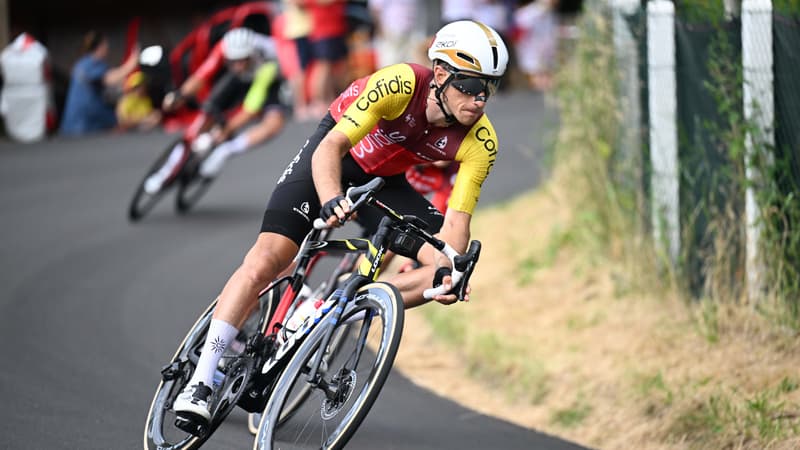 Damien Touze lors de la 10e etape du Tour de France 2025 le 14 juillet 2025 2267402