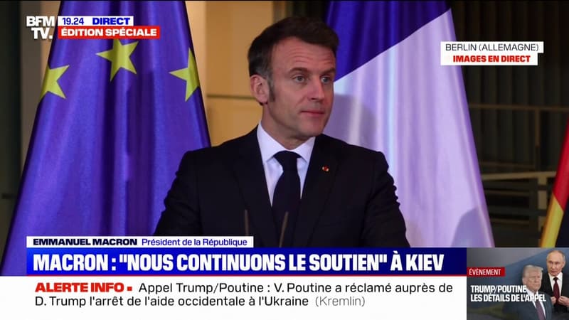 Guerre en Ukraine: Emmanuel Macron souligne l'importance d'un 