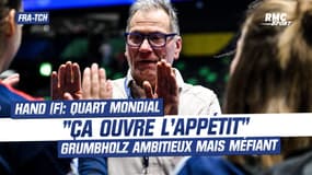 Handball (F) / France-Rép. Tchèque: "Ça donne faim", Krumholz ambitieux mais méfiant avant le Quart
