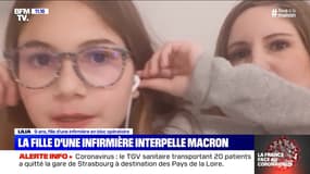 La fille d'une infirmière interpelle Macron - 26/03