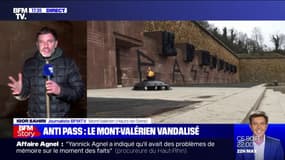 Les tags anti-pass sur les murs du Mont-Valérien ont été effacés 