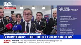 Évasion à Rennes: "La prison n'est pas une activité ludique", affirme Gérald Darmanin