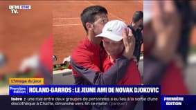 L'image du jour : Roland-Garros, le jeune ami de Novak Djokovic - 03/06