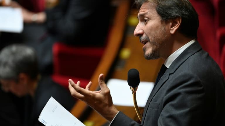 Le député socialiste Jérôme Guedj s'esprime à l'Assemblée nationale, à Paris, le 20 octobre 2022