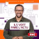 La matinale 100% info et auditeurs. Tous les matins, Apolline de Malherbe décrypte l'actualité du jour dans la bonne humeur, avec un journal toutes les demies-heures, Charles Magnien, le relais des auditeurs, Emmanuel Lechypre pour l'économie, et Matthieu Belliard pour ses explications quotidennes. L'humoriste Arnaud Demanche vient compléter la bande avec deux rendez-vous à 7h20 et 8h20.
