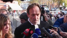 Me Alexandre Martin et Me Emmanuelle Franck, avocats de Cédric Jubillar, le 17 octobre 2025.