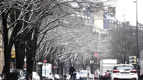 De la neige à Bordeaux, le 10 janvier 2024