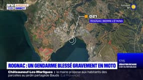 Bouches-du-Rhône: un gendarme gravement blessé après un accident sur la D21