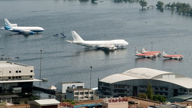 Bangkok sous les eaux en 2011