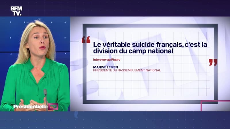 Présidentielle : Marine Le Pen fait sa rentrée - 08/09