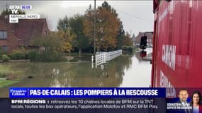 Au cœur des inondations dans le Pas-de-Calais avec les pompiers du département