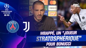 PSG - Juventus : Bonucci encense Mbappé, "un joueur stratosphérique"