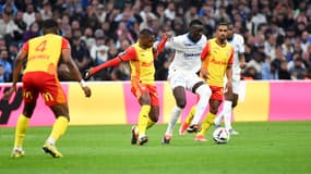 Pape Gueye lors du match OM-Lens (2-1, L1), le 28 avril 2024