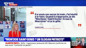 Pour l'homme qui a giflé Emmanuel Macron, "Montjoie! Saint Denis!" est un slogan "patriote"