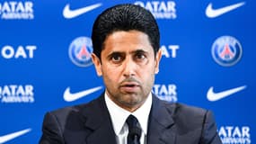 Nasser Al-Khelaïfi, à Poissy le 5 juillet 2023