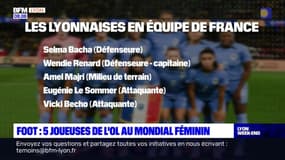 Coupe du monde féminine: cinq joueuses de l'OL dans l'équipe des Bleues