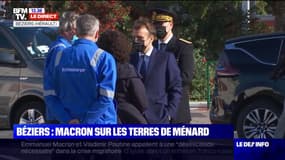 Emmanuel Macron est arrivé à Béziers pour visiter l'entreprise Genvia, spécialisée dans la production d'hydrogène vert