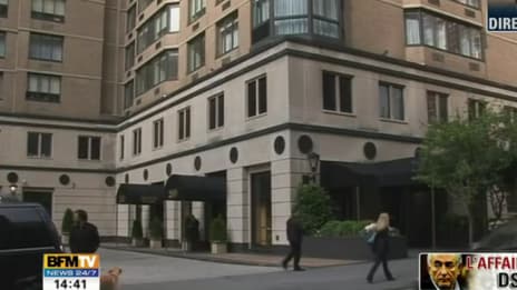 La résidence Bristol Plaza, à New-York, où devait s'installer DSK avant que le propriétaire n'annule le bail.