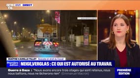 Retard, télétravail... Quelles sont les règles au travail lorsqu'il y a de la neige ou du verglas? 